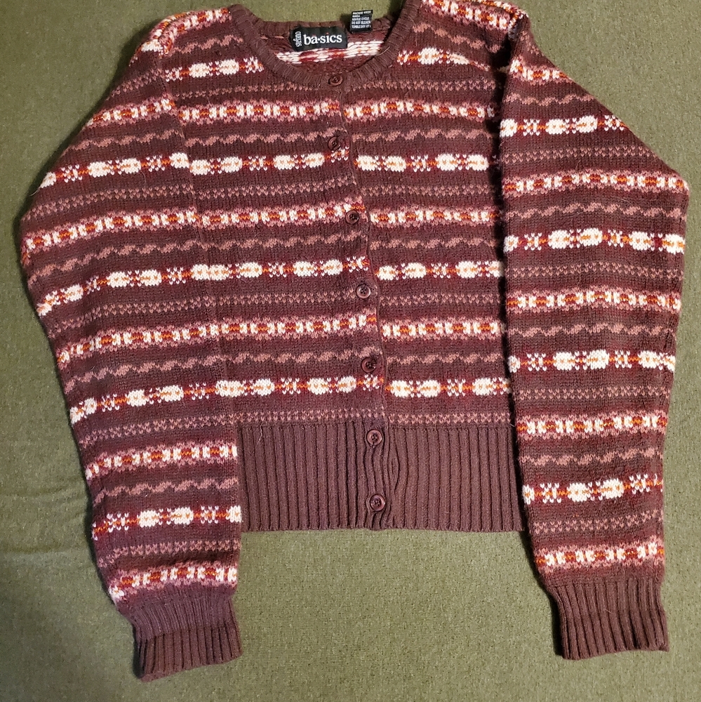 Vintage Stefano Basics maroon sweater size M